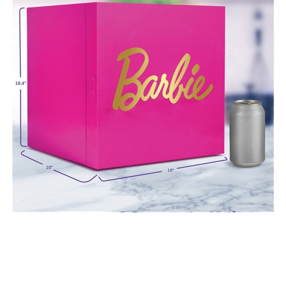 Barbie Hot Pink Mini Fridge - Picture 1 of 7